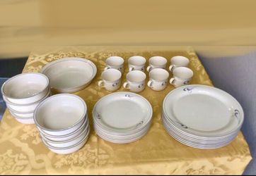 Lenox Chinastone collection  Grey Brushstrokes Complete service for 8