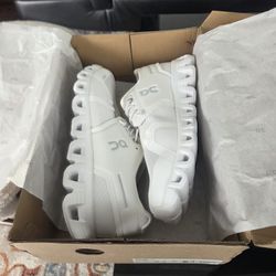 On Cloud 5 Womens/ Mans  Running Shoe  White.#8