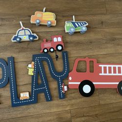 Child Car Wall Decorations