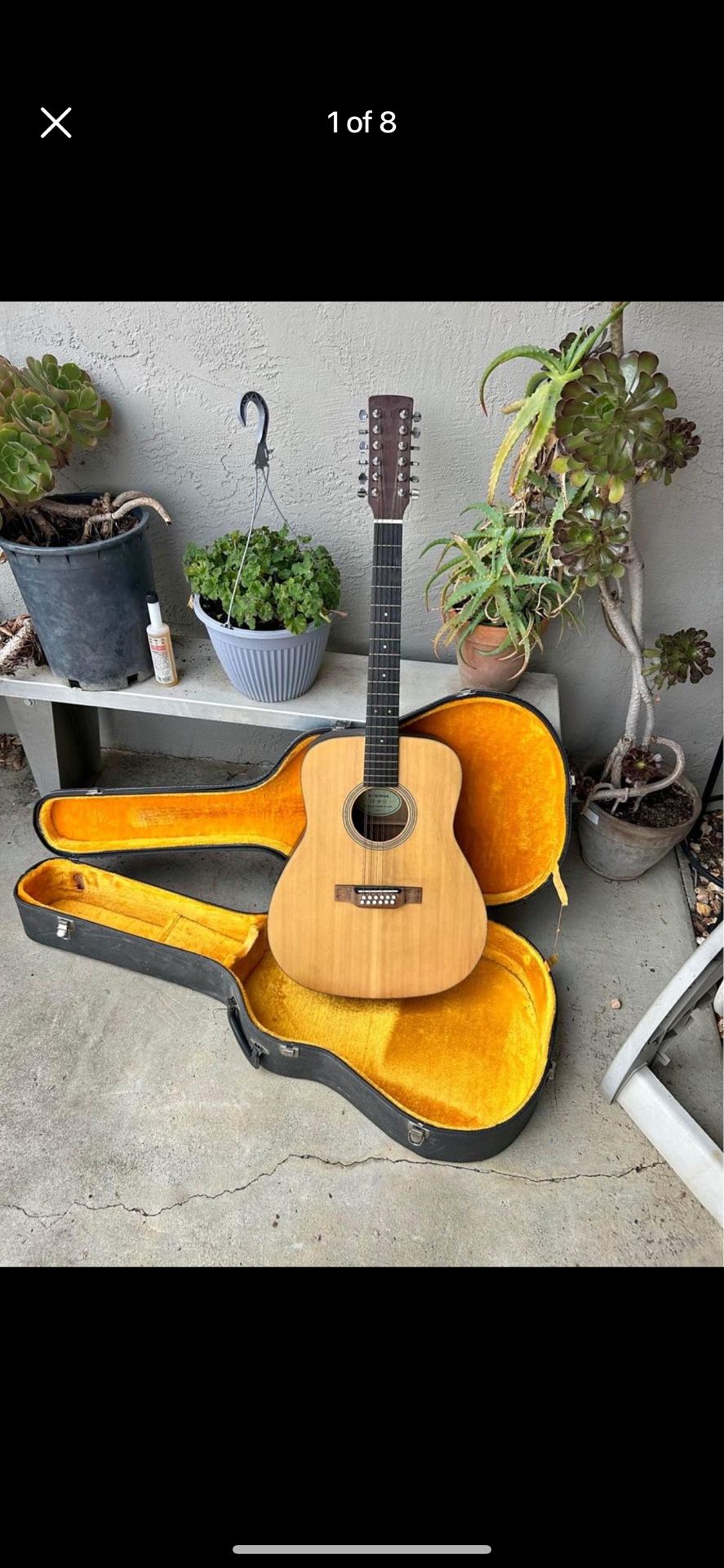 Yamaha acoustic guitar 12th string