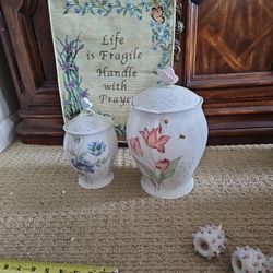 Butterfly Meadows Lenox Large Canisters