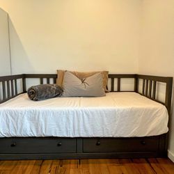 IKEA Twin bed with trundle
