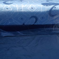 Brand new queen size memory foam mattress and box spring free delivery depends on location