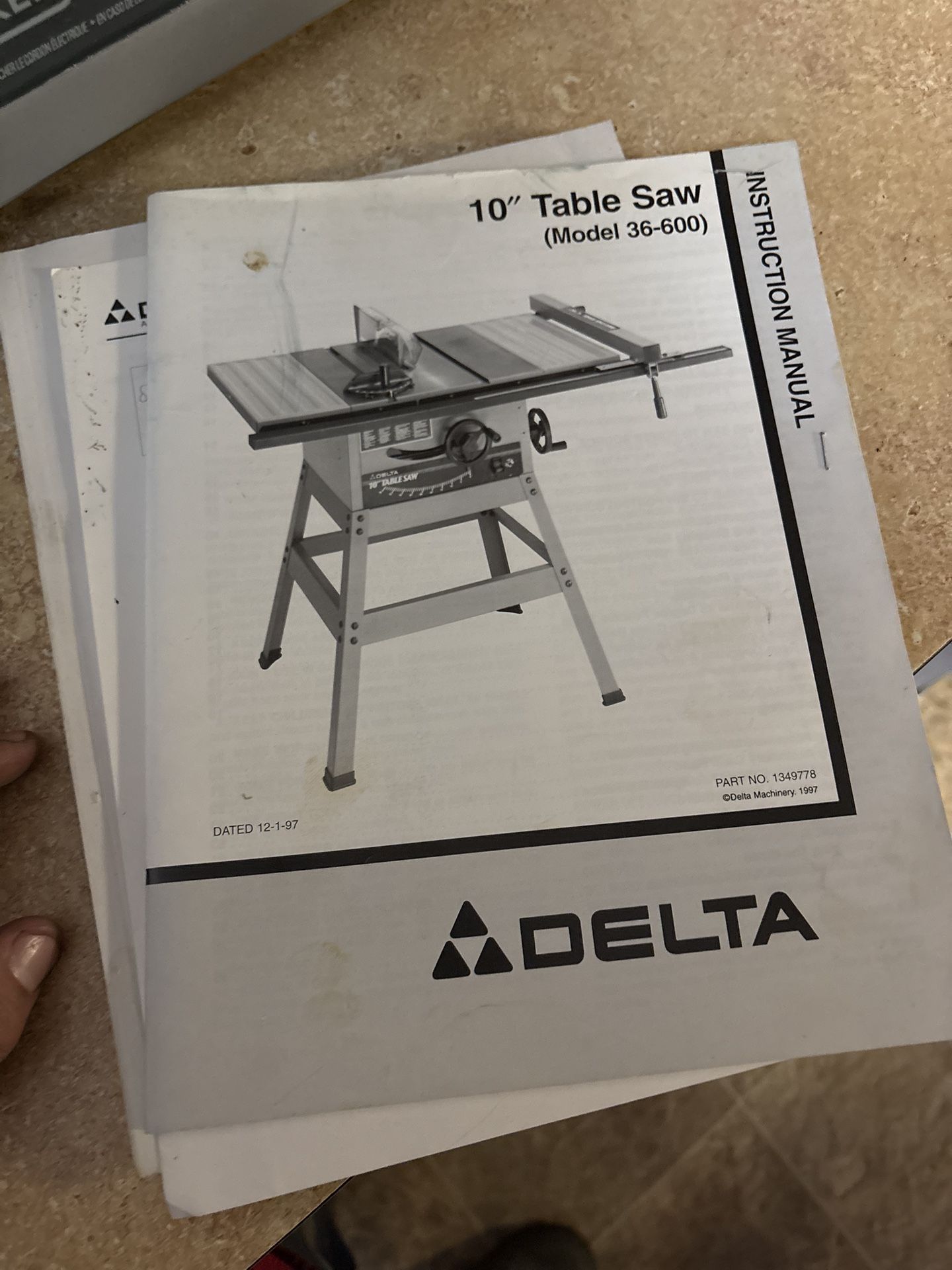 10” Delta Table Saw/ 10” Craftsman Radial Armsaw