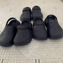 NEW! Nautica Black Slip On Clogs-Kids 
