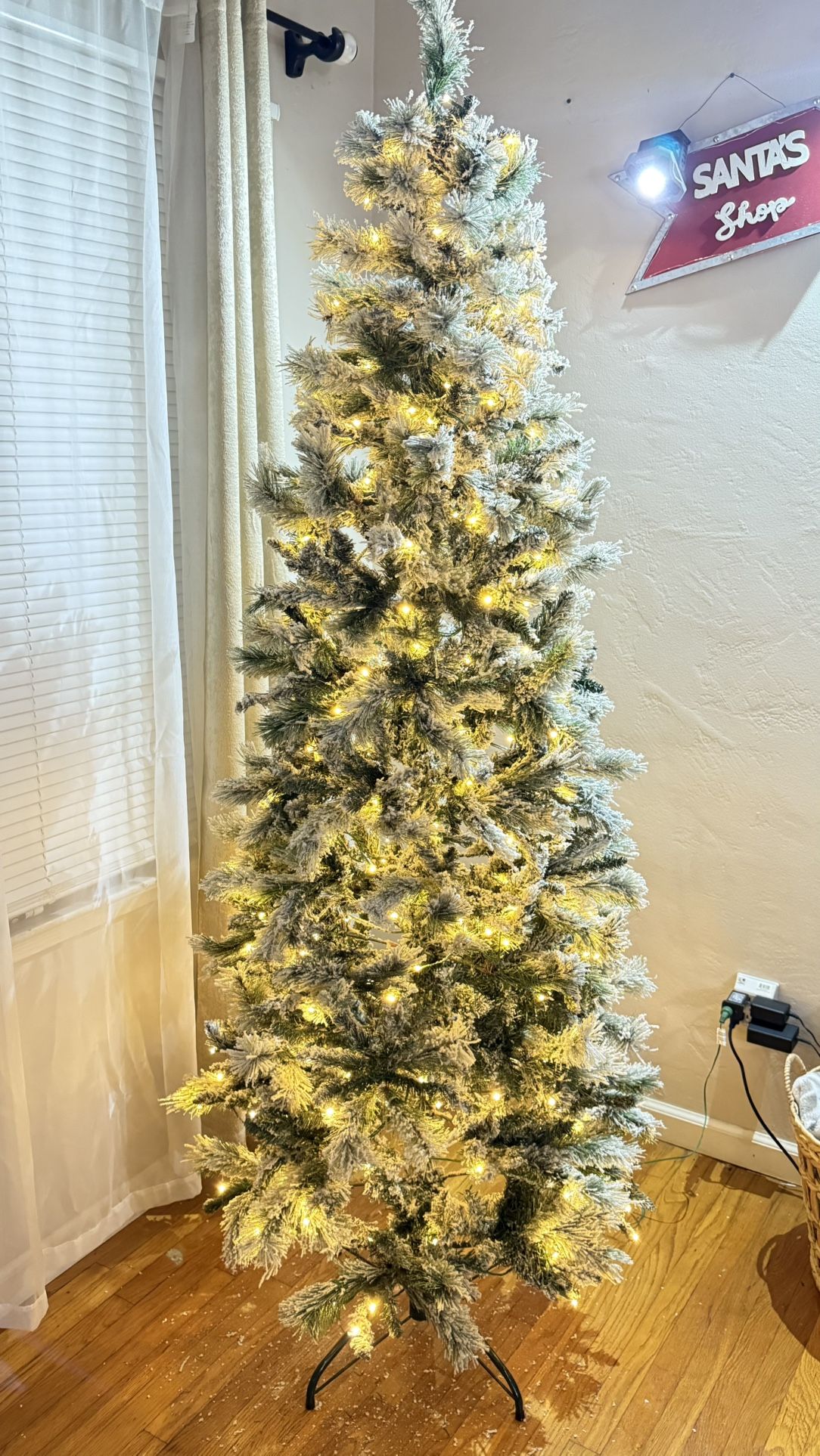 Pencil Christmas Tree 7ft $100