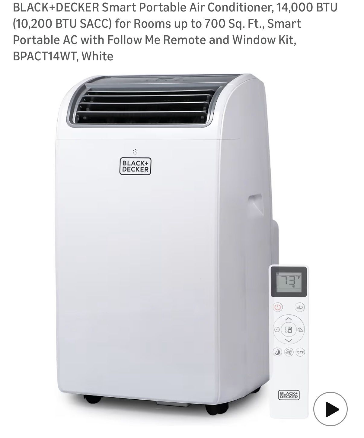 BLACK+DECKER Portable AC