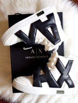 Armani Exchange High top sneakers! Size 7