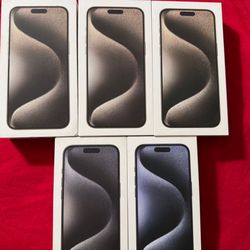New Apple iPhone 15 Pro Max 256gb $1300  Or iPhone 15 Pro 256gb $1200 Unlocked With Apple Receipt I Can Meet Right Now Price Is Firm Not Negotiable 