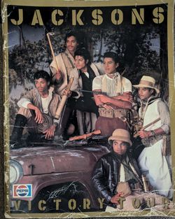 1984 Jackson 5 Victory Tour Magazine 14 x 11
