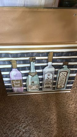Bar decor canvas