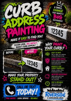 Curb / address painting 🖼️