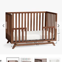 Pottery Barn Lennox Crib 2-1 Converts To Toddler Bed