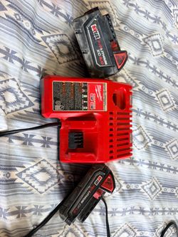 Milwaukee charger and batteries