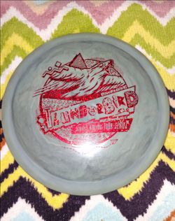 Innova Swirly Star Thunderbird 2021 Jeremy Koling Tour Series Driver 173-175g disc golf disc with red graphic