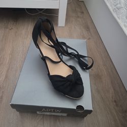 Size 9 Wedge Black Heels