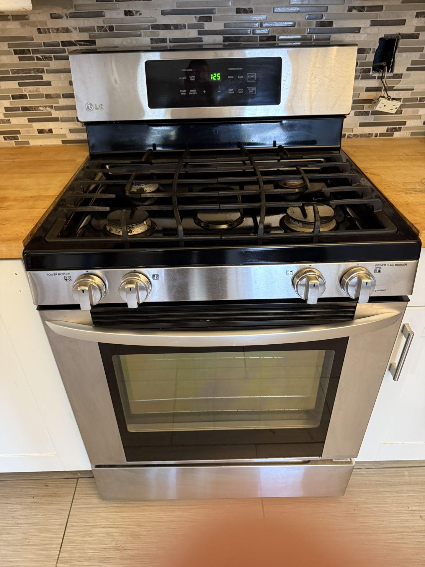 Stainless steel - LG Cook Top Oven