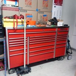 Snap On Tool Box With Tools 