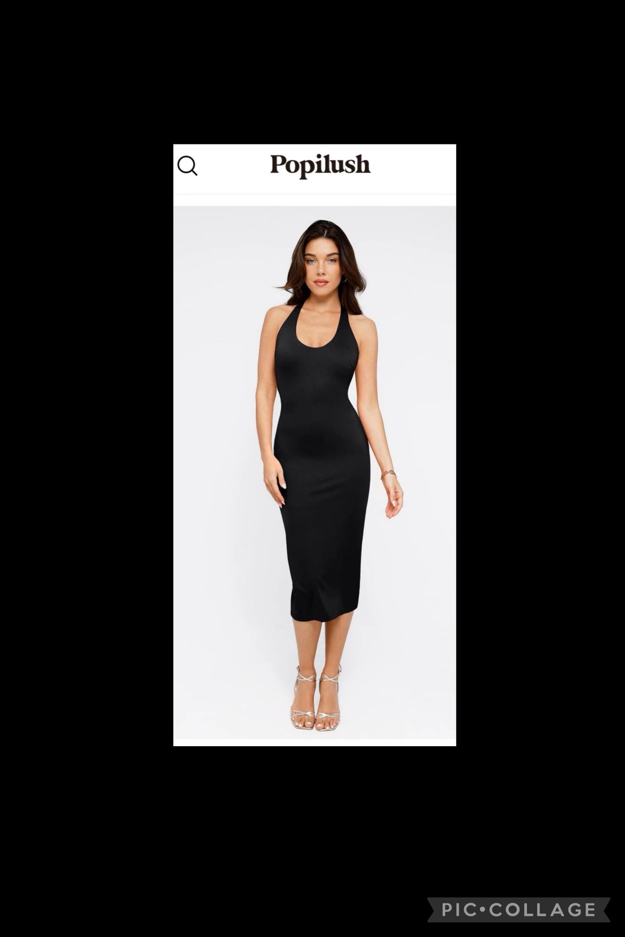 Shapewear Convertible Backless Halter Sculpting Midi Dress -  www.jkreigsman.com