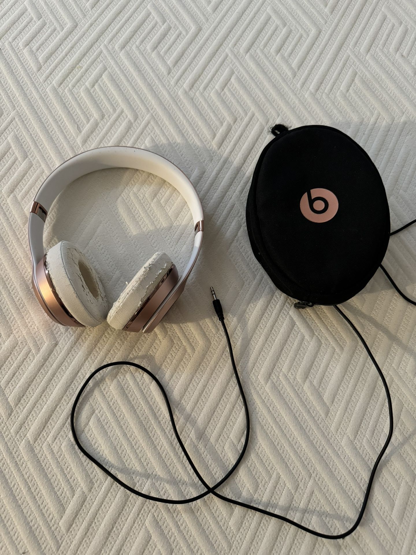 Rose Gold Beats Wireless Headphones