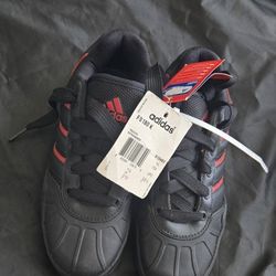 Adidas Kids FS180K Skate Shoes Black and Red