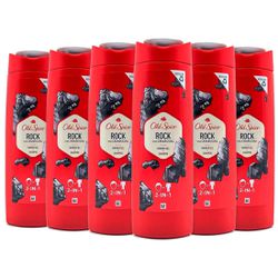 Old Spice Rock With Charcoal Shower Gel & Shampoo for Men 400 ml  Thumbnail