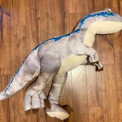 Jurassic World 40” Raptor Blue Velociraptor Jumbo XL Stuffed Plush Rare