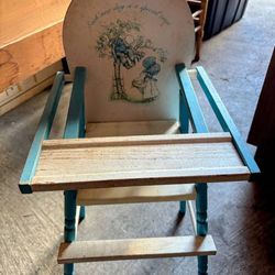 Vintage doll Highchair