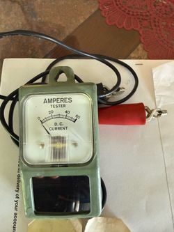 Vintage Amperes tester
