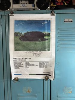 Kendrick Lamar Canvas Poster