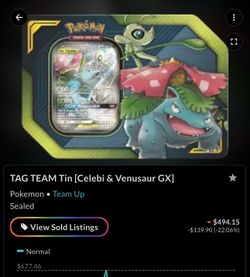 Pokemon TAG TEAM Tin [Celebi & Venusaur GX]