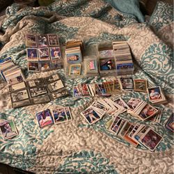 Assorted baseball football basketball Nascar country music singer cards etc. very very old in very good condition