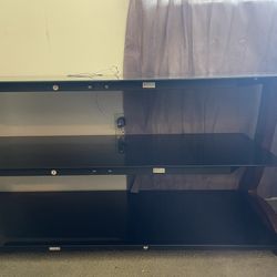 Entertainment Center And Shelf 