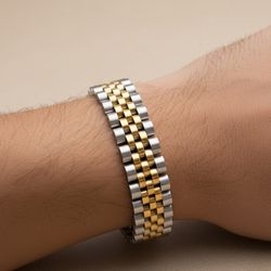 Men's Stainless Steel President Jubilee Bracelet