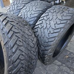 4 used tires Lt35x12.50r22  Fuel Gripper MT $250.00 all 4 FIRM PRICE 