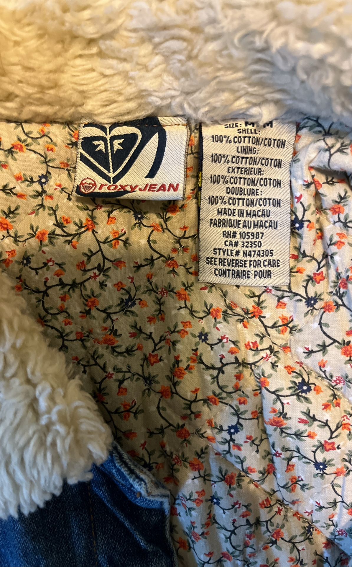 Vintage Roxy Jean Jacket