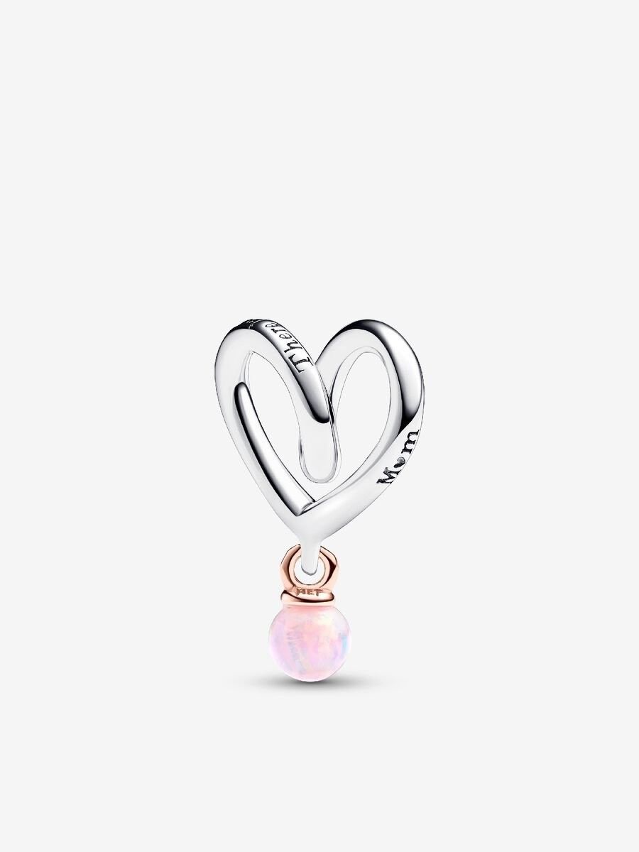 Pandora Two-tone Wrapped Heart Charm