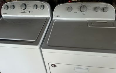 WHIRLPOOL HE WASHER&ELECTRIC DRYER SET. PERFECT CONDITION.