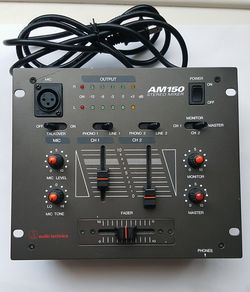 【レア】audio-technica AT-MX150 Disco Mixer レア】audio-technica AT-MX150 Disco Mixer Audio Technica AT