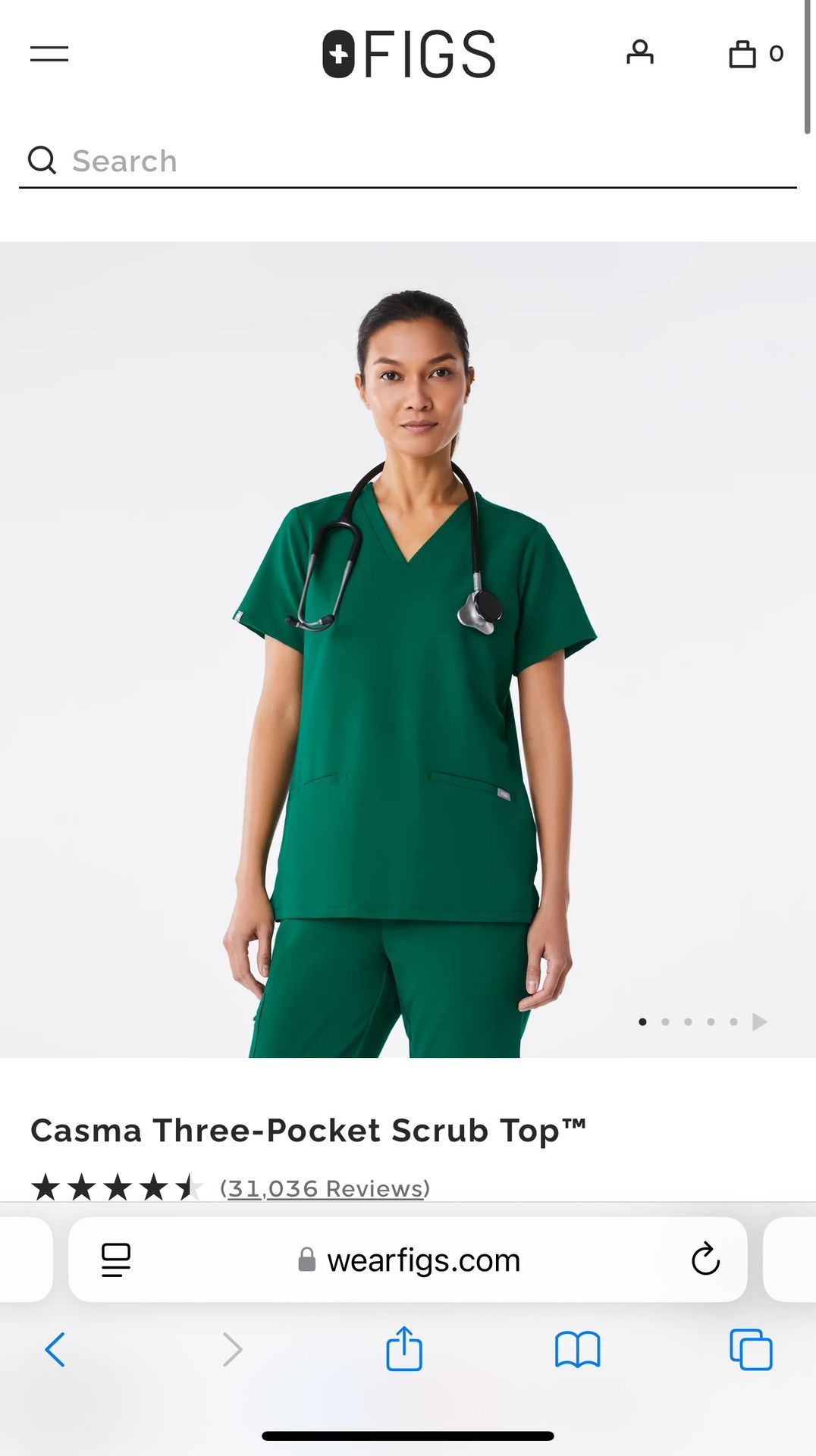 Casma Three -Pocket Scrub Top And Zamora Jogger pants