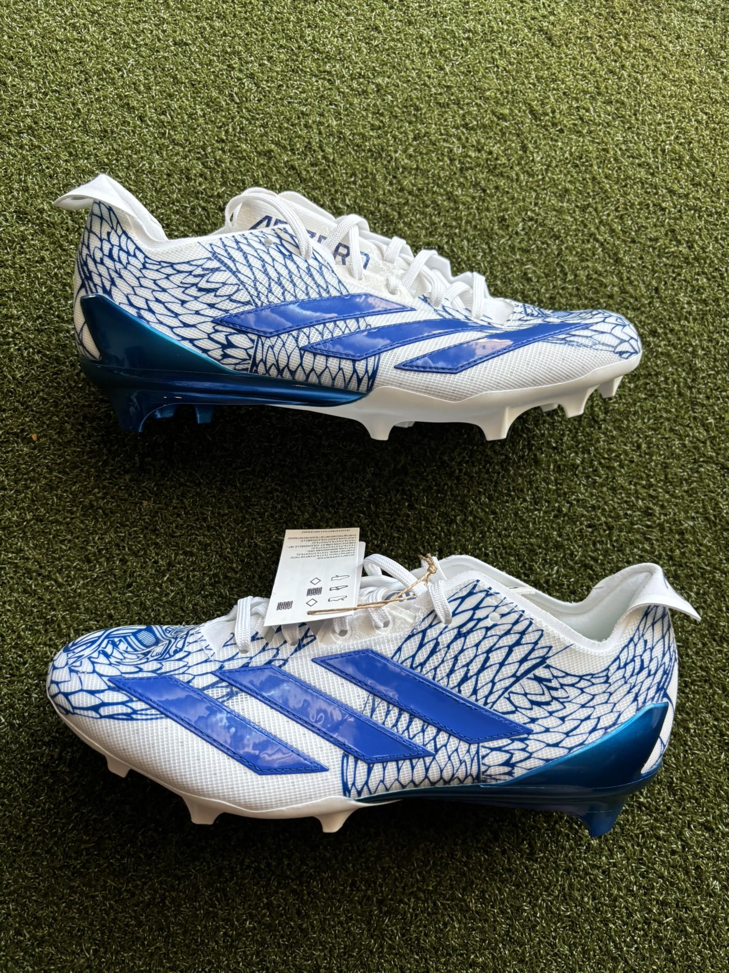 Adidas Adizero Electric.2 Royal White Blue Football Cleats  display picture 1