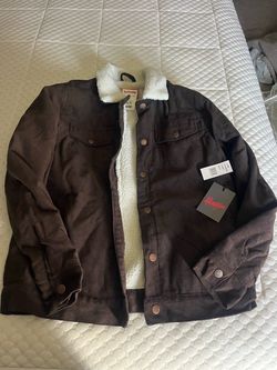 Brown corduroy jacket size Medium. Brand new