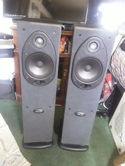 Polk Audio RT600 Floorstanding Tower Speakers Home Theater 150W 8-Ohms