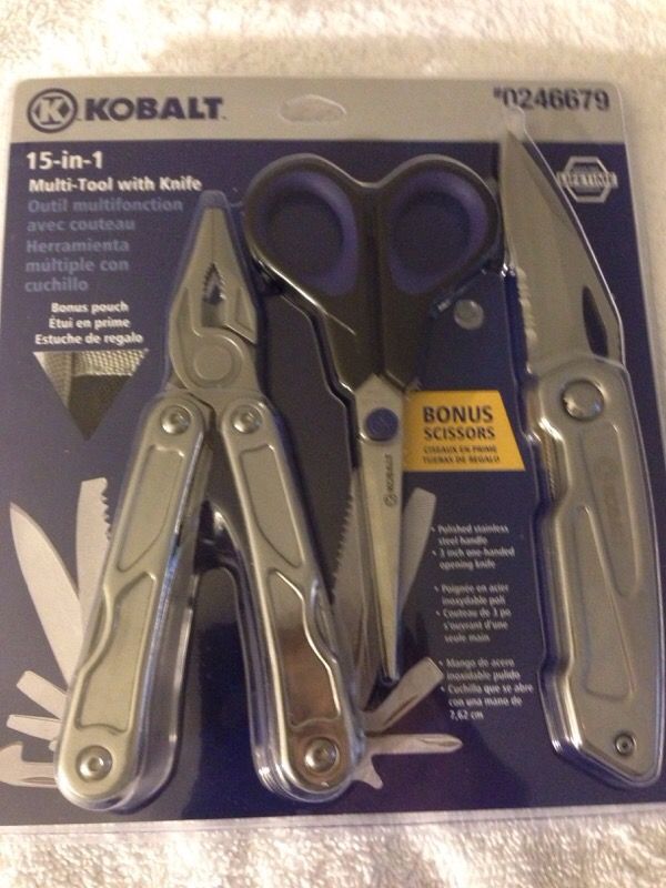 Kobalt 15-in-1 Multi-Tool with Knife