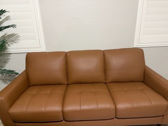 Pure leather sofa from Macy’s