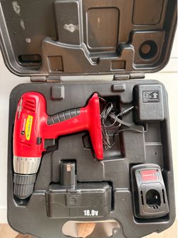 18v Cordless Drill with Battery & Charger