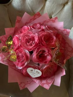 Pink Coach Bouquet 
