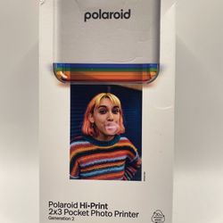 Polaroid Hi-Print Gen 2x3 Pocket Photo Printer -White - New