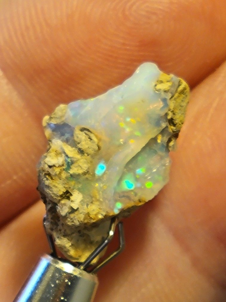 4.60ct Sparkling Ethiopian Fire Opal Rough Untreated Crystal