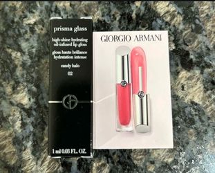 NEW GIORGIO ARMANI PRISMA GLASS HYDRATING LIP GLOSS IN CANDY HALO $7!!